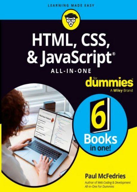 Книга "HTML, CSS, & JavaScript. ALL-IN-ONE by Paul McFedries" - McFedries P. (Англійською мовою) DGN05298 фото