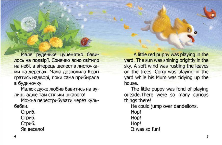 Книга "Малыш Корги / Little Corgi" - Стукман Н. (Твердый переплет, на украинском языке) TALA0028 фото