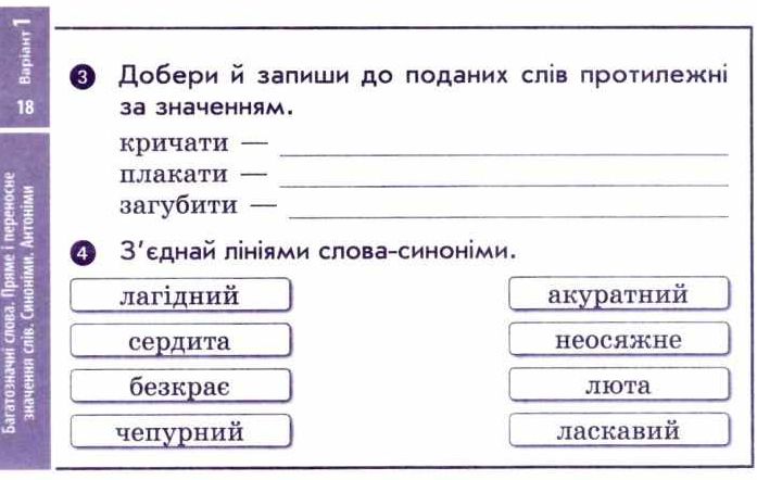 Украинский язык и чтение. Отрывные карточки. 4 класс. НУШ – Голосная С. RAN0027 фото