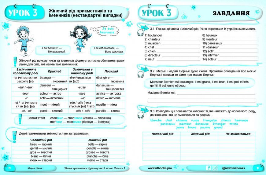 "Жива граматика французької мови. Рівень 1" - Жиль М., Лукашов А., Duval N. NEWT0029 фото