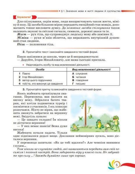 "Українська мова. Підручник. 5 клас. НУШ" - Авраменко О. (Тверда обкладинка) GRAM0025 фото