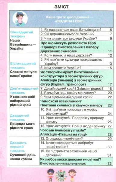 "Я исследую мир. Учебник. 1 класс. 2 часть. НУШ" &ndash; Грущинская И., Хитрая З. (Твердый переплет) ORIO0038 фото