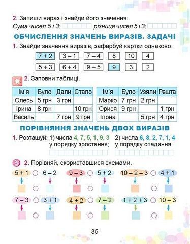 "Тетрадь по математике. 1 класс. НУШ" - Истер О. 2786406926 фото