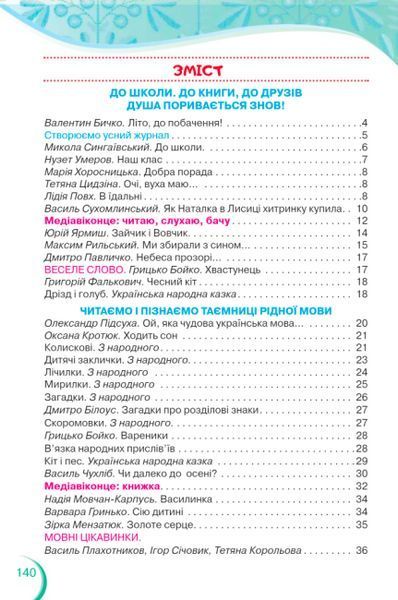 "Українська мова та читання. Підручник. 2 клас. НУШ. Частина 2" - Савченко О. (Тверда обкладинка) ORIO0045 фото