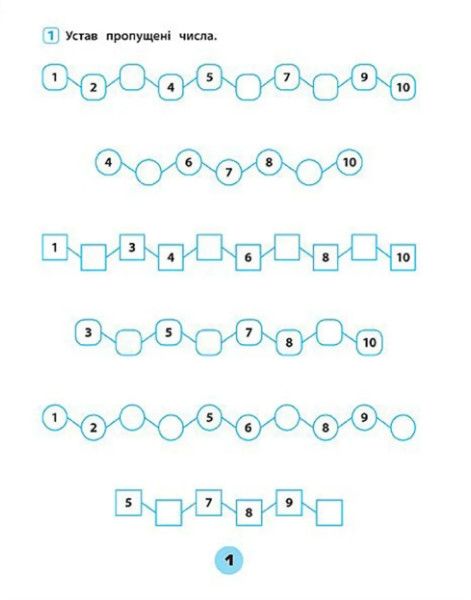 Математика. 1 клас. Зошит практичних завдань - Клімішена О. ULA0017 фото