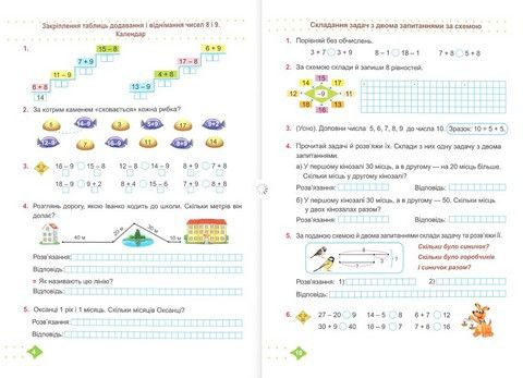 Математика. 2 класс. Учебное пособие в 3-х частях - Корчевская О., Козак М. PIP0171 фото